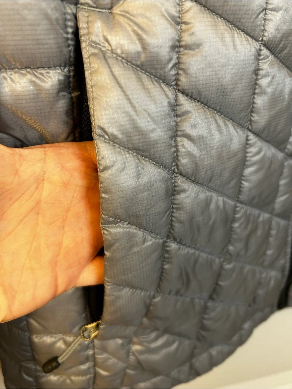 The North Face ThermoBall Trekker Jacket Grey Womens M New St Jude Hero Puffer